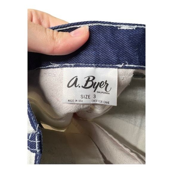 Vintage Red, White, & Blue Striped Cotton Shorts 3 90’s - Picture 6 of 6